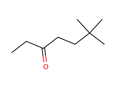 Molecular Structure of 5054-71-7 (6,6-dimethylheptan-3-one)