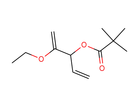 Molecular Structure of 132592-46-2 (2-ethoxy-1,4-pentadien-3-yl 2,2-dimethylpropanoate)