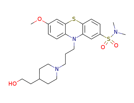 10-[3-[4-(2-hydroxyethyl)piperidin-1-yl]propyl]-7-methoxy-N,N-dimethylphenothiazine-2-sulfonamide