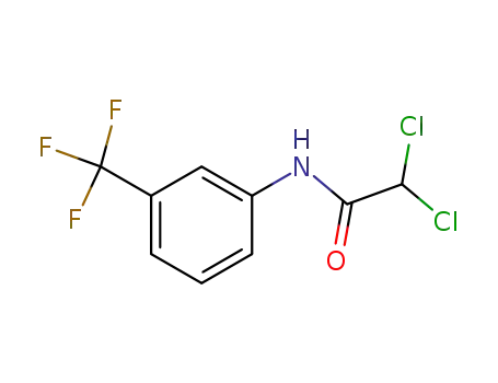 Molecular Structure of 2837-61-8 (2,2-dichloro-N-[3-(trifluoromethyl)phenyl]acetamide)