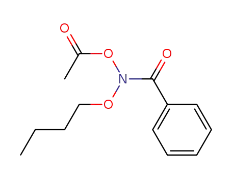 Molecular Structure of 124617-84-1 (N-ACETOXY-N-BUTOXYBENZAMIDE)