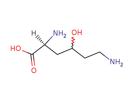 Molecular Structure of 15574-69-3 (L-Lysine, 4-hydroxy-)