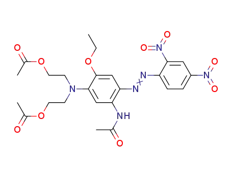 N-[5-[ビス[2-(アセチルオキシ)エチル]アミノ]-2-[(2,4-ジニトロフェニル)アゾ]-4-エトキシフェニル]アセトアミド