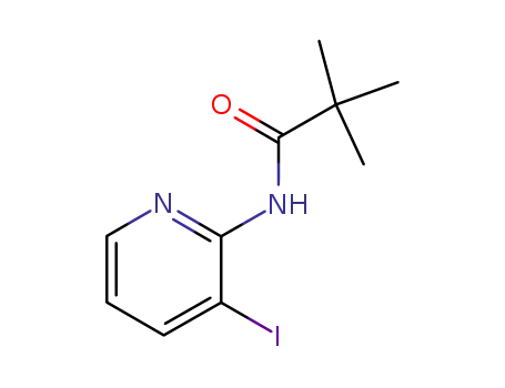 Molecular Structure of 113975-31-8 (N-(3-IODO-PYRIDIN-2-YL)-2,2-DIMETHYL-PROPIONAMIDE)
