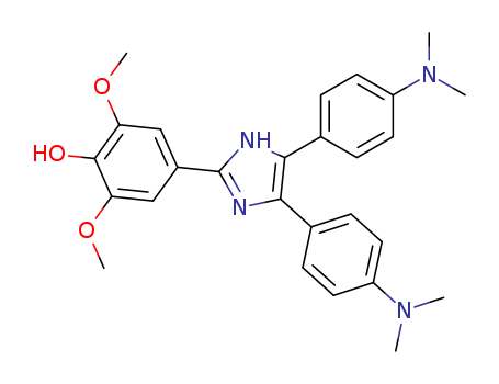 4,5-(3,5-dimethoxy-4-hydroxyphenyl)-4-hydroxyphenyl)imidazole cas no.1886-13-1 0.98