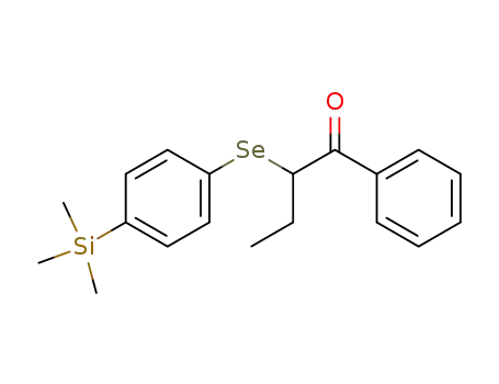 1-Butanone, 1-phenyl-2-[[4-(trimethylsilyl)phenyl]seleno]-