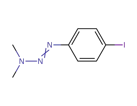Molecular Structure of 23456-93-1 (1-(p-Iodophenyl)-3,3-dimethyltriazene)