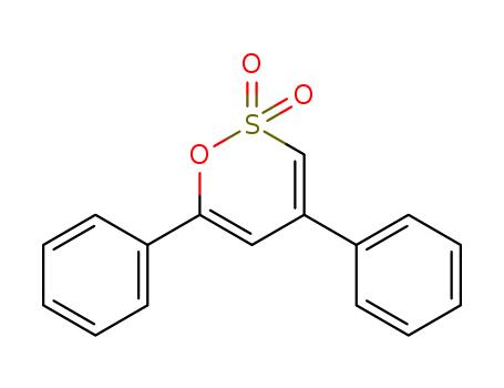 Molecular Structure of 188759-70-8 (1,2-Oxathiin, 4,6-diphenyl-, 2,2-dioxide)