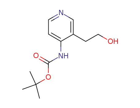 Molecular Structure of 219834-80-7 (2-[4-(Boc-aMino)-3-pyridyl]ethanol)