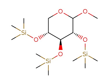Molecular Structure of 3370-86-3 (methyl 2,3,4-tri-O-(trimethylsilyl)-α/β-D-xylopyranoside)