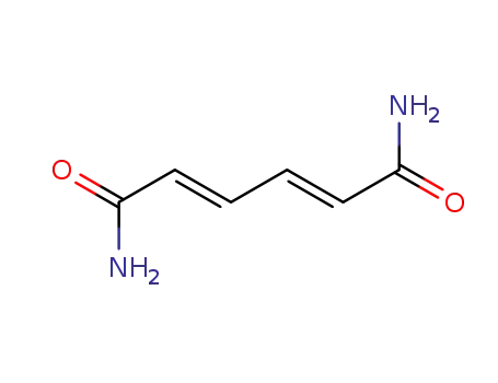 Molecular Structure of 5867-86-7 (hexa-2<i>t</i>,4<i>t</i>-dienediamide)
