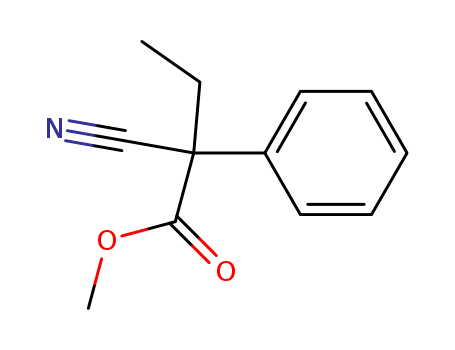 Benzeneacetic acid, a-cyano-a-ethyl-, methyl ester