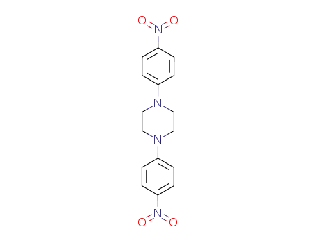 Molecular Structure of 16264-05-4 (1,4-bis(4-nitrophenyl)piperazine)