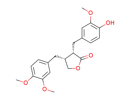 (8S,8'R)-4-hydroxy-3,3',4'-trimethoxylignano-9,9'-lactone