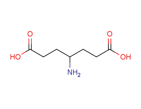 Molecular Structure of 7766-85-0 (Heptanedioic acid, 4-amino-)