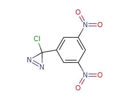 Molecular Structure of 153621-95-5 ((3,5-dinitrophenyl)chlorodiazirine)