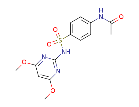 Acetamide, N-[4-[[(4,6-dimethoxy-2-pyrimidinyl)amino]sulfonyl]phenyl]-