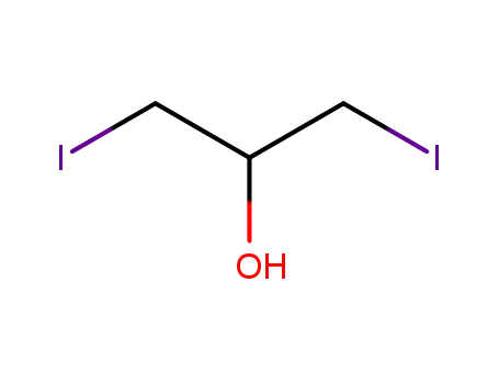 Molecular Structure of 534-08-7 (1,3-diiodopropan-2-ol)