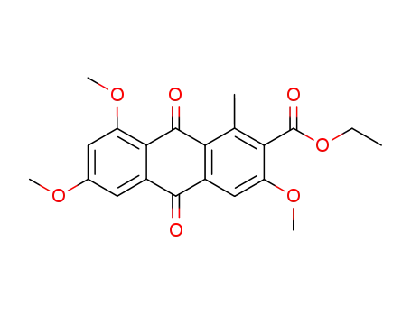 ethyl 3,6,8-trimethoxy-1-methylanthraquinone-2-carboxylate