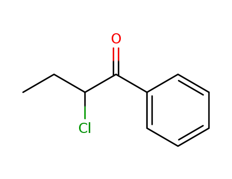 Molecular Structure of 14313-57-6 (1-Butanone, 2-chloro-1-phenyl- (9CI))