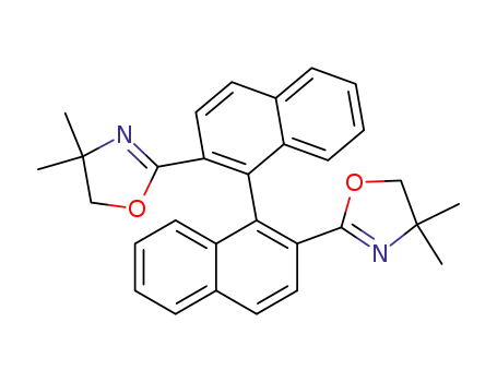 2,2'-bis[2-(4,4-dimethyl-Δ<sup>2</sup>-oxazolinyl)]-1,1'-binaphthyl