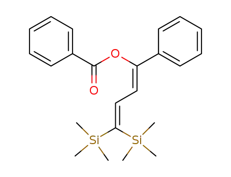 1-benzoyloxy-4,4-bis(trimethylsilyl)-1-phenylbutadiene
