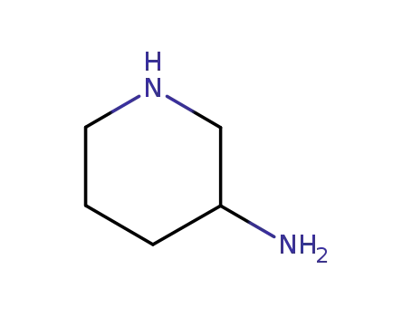 Molecular Structure of 54012-73-6 (3-AMINOPIPERIDINE)