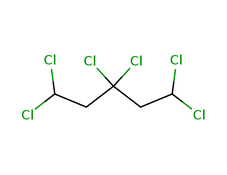 Molecular Structure of 60027-77-2 (Pentane, 1,1,3,3,5,5-hexachloro-)
