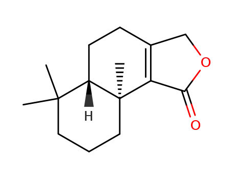 Naphtho(1,2-c)furan-1(3H)-one, 4,5,5a,6,7,8,9,9a-octahydro-6,6,9a-trimethyl-, trans-