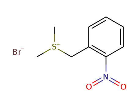 Molecular Structure of 99366-72-0 (o-nitrobenzyldimethylsulfonium bromide)