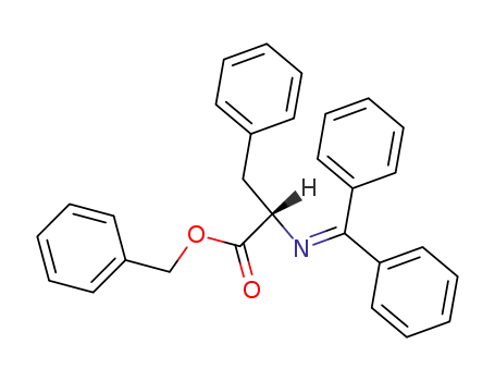 L-Phenylalanine, N-(diphenylmethylene)-, phenylmethyl ester