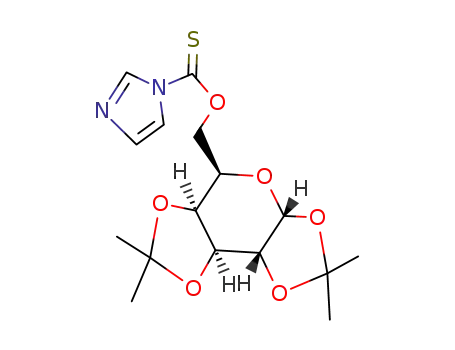 6-O-(imidazolylthiocarbonyl)-1,2:3,4-di-O-isopropylidene-α-D-galactopyranose