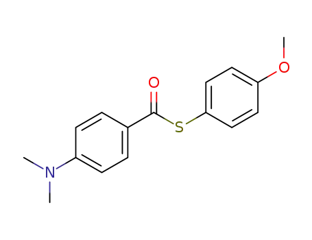 S-(4-methoxyphenyl) 4-(dimethylamino)benzenecarbothioate