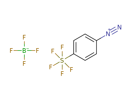 4-(pentafluoro-λ<sup>6</sup>-sulfaneyl)benzenediazonium tetrafluoroborate