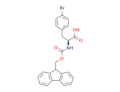 Molecular Structure of 198561-04-5 ((S)-N-Fmoc-4-Bromophenylalanine)