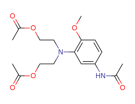 3-(N,N-Diacetoxyethyl)amino-4-methoxy acetanilide 23128-51-0