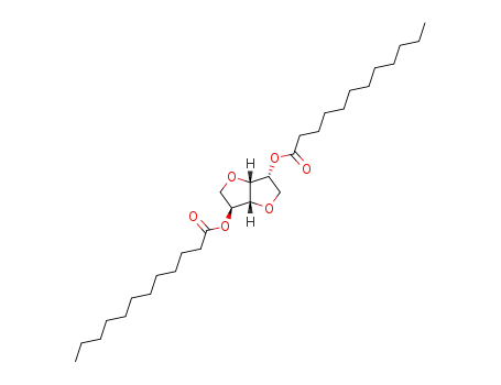Molecular Structure of 49555-48-8 (1,4:3,6-Dianhydro-D-glucitol didodecanoate)
