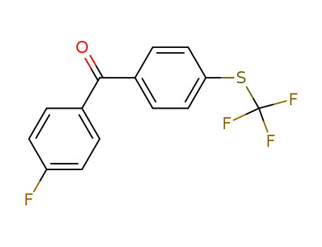 Methanone,(4-fluorophenyl)[4-[(trifluoromethyl)thio]phenyl]-