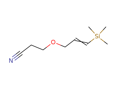 Propanenitrile,3-[[3-(trimethylsilyl)-2-propen-1-yl]oxy]-(1870-80-0)