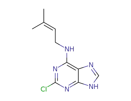 (2-chloro-7<sup>(9)</sup><i>H</i>-purin-6-yl)-(3-methyl-but-2-enyl)-amine