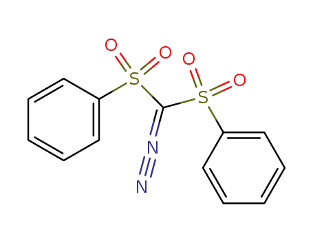 Molecular Structure of 1886-74-4 (Benzene, 1,1'-[(diazomethylene)bis(sulfonyl)]bis-)