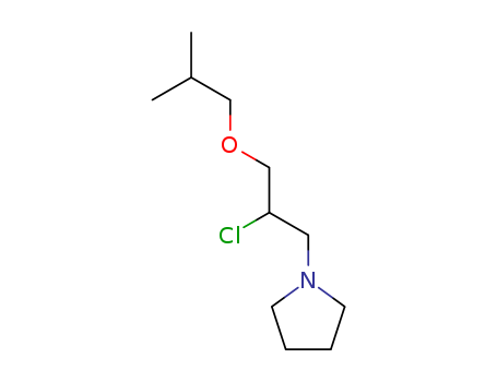 1-[2-chloro-3-(2-methylpropoxy)propyl]pyrrolidine