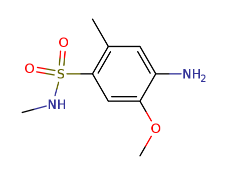 4-Amino-5-methoxy-2-methylbenzenesulfon-N-methylamide cas  49564-57-0