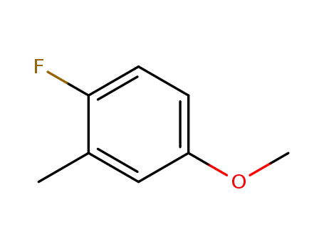 Molecular Structure of 2338-54-7 (4-FLUORO-3-METHYLANISOLE)