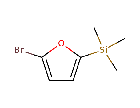 Molecular Structure of 119987-27-8 (2-(trimethylsilyl)-5-bromofuran)