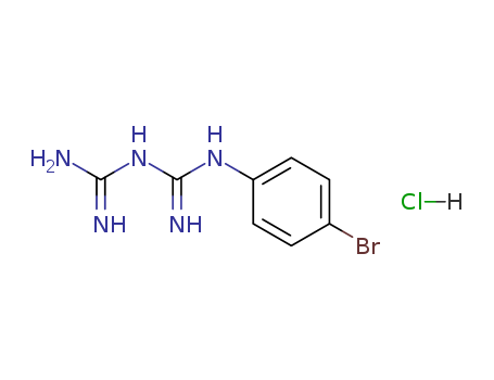 2-(4-bromophenyl)-1-(diaminomethylidene)guanidine hydrochloride