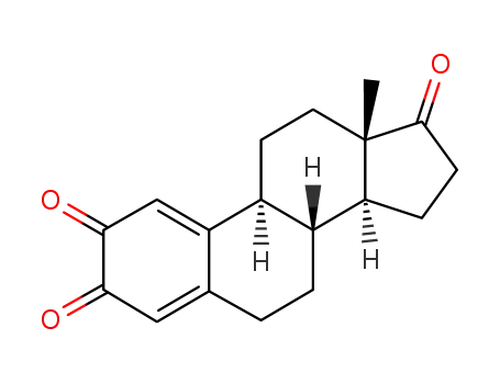 Molecular Structure of 40551-33-5 (2,3-Estrone o-quinone)