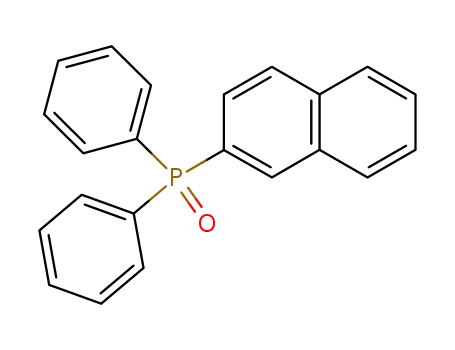 Molecular Structure of 28402-08-6 (Phosphine oxide, 2-naphthalenyldiphenyl-)