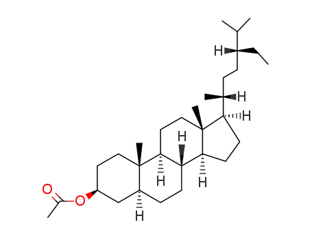 Molecular Structure of 2364-21-8 (3β-acetoxy-5α-stigmastane)
