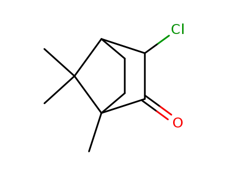Molecular Structure of 508-29-2 (3-chlorobornan-2-one)